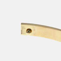 Pre Owned Hermes Collier De Chien PM Pink Gold 18K Carat/0.24 Diamond Bangle