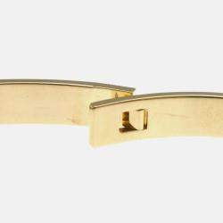 Pre Owned Hermes Collier De Chien PM Pink Gold 18K Carat/0.24 Diamond Bangle