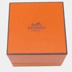 Pre Owned Hermes Chaine D'Ancre Anchene Silver 925 Ring EU 54