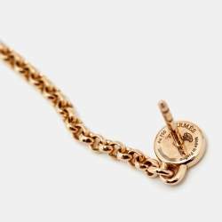 مملوكة مسبقًا أقراط هيرمس أميوليت كونستانس ذهب وردي عيار 18 وألماس