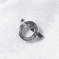 Pre Owned Hermes Finesse Earring 00 18K White Gold