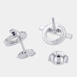 Pre Owned Hermes Finesse Earring 00 18K White Gold