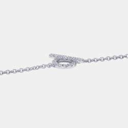 Pre Owned Hermes Finesse Bracelet Size Sth219410B 00St 18K White Gold