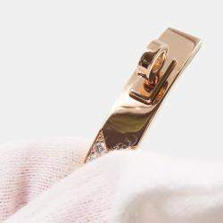 Pre Owned Hermes Kelly Gourmet Bracelet Size 00Xs 18K Pink Gold