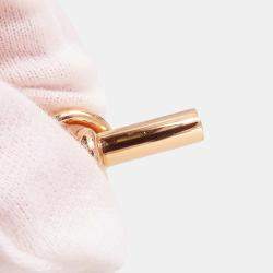 Pre Owned Hermes Chaine D'Ancre Bracelet 18 Frames Size Pm 18K Pink Gold