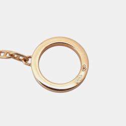 Pre Owned Hermes Chaine D'Ancre Bracelet Verso Size St K18Pg Ceramic