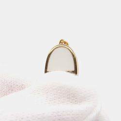 Pre Owned Hermes Chaine D'Ancre Bracelet Verso Size St K18Pg Ceramic