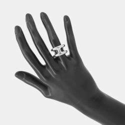 Pre Owned Hermes Osmoz Ring Pm Size Pm/49/#9 Sv925