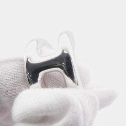 Pre Owned Hermes Osmoz Ring Pm Size Pm/49/#9 Sv925