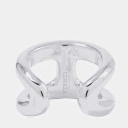 Pre Owned Hermes Osmoz Ring Pm Size Pm/49/#9 Sv925