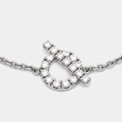 مملوكة مسبقًا Hermes Finesse Diamonds 18k White Gold Bracelet