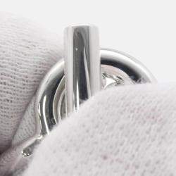 Pre Owned خاتم هيرمس شين دانكريه فيرسو مقاس 49/#9 PMH125620B 00049 K18PG سيراميك