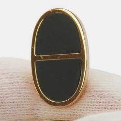 مملوكة مسبقًا خاتم هيرمس شين دو أنكر فيرسو مقاس كبير جداً 55 / #15 ذهب وردي عيار 18 سيراميك