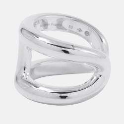 مملوكة مسبقًا Hermes Osmoz Ring Size Gm/53/#13 Sv925