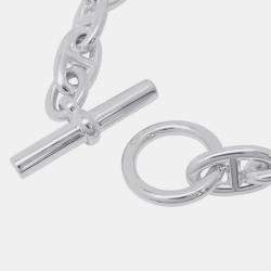 مملوكة مسبقًا Hermes Chaine D'Ancre Bracelet 12 Frames Size Gm Sv925