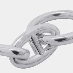 مملوكة مسبقًا Hermes Chaine D'Ancre Bracelet 12 Frames Size Gm Sv925
