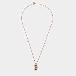 Pre Owned Hermès Farandole 18k Rose Gold Necklace