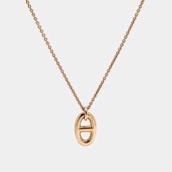 Pre Owned Hermès Farandole 18k Rose Gold Necklace