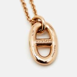 Pre Owned Hermès Farandole 18k Rose Gold Necklace