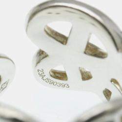 مملوكة مسبقًا خاتم هيرميس شين دانكر فضة 925 موضة بدون حجرة فضة