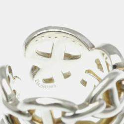 مملوكة مسبقًا خاتم هيرميس شين دانكر فضة 925 موضة بدون حجرة فضة