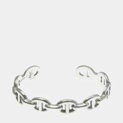 مملوكة مسبقًا سوار هيرمس شين دانكر فضي 925 بدون حجر فضي