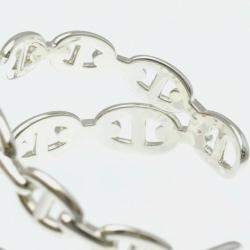 مملوكة مسبقًا Hermes Chaine D'Ancre Silver 925 No Stone Bangle Silver