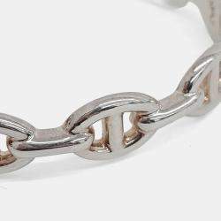 مملوكة مسبقًا Hermes Silver Chandelier Bangle Bracelet