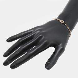 مملوكة مسبقًا سوار هيرمس فاراندول الجديد حجم صغير ذهب وردي عيار 18