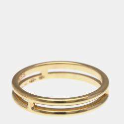 Pre Owned خاتم هيرمس أريان زفاف ذهب وردي 18 قيراط موضة خاتم زفاف