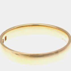 Pre Owned Hermes Hercules Diamond 18K Pink Gold Band Ring 