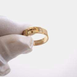 Pre Owned Hermes Small Model Kelly Ring Sz 55