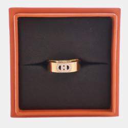مملوكة مسبقًا Hermes Small Model H D'Ancre Ring Sz 55