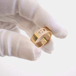 مملوكة مسبقًا Hermes Small Model H D'Ancre Ring Sz 55