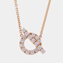 مملوكة مسبقًا قلادة هيرميس إينيس 219315B 00 18K ذهب وردي