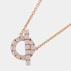 Pre Owned قلادة هيرميس إينيس 219315B 00 18K ذهب وردي