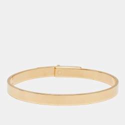 Pre Owned سوار هيرمس كيلي ألماس ذهب وردي عيار 18 صغير