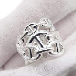 مملوكة مسبقًا Hermes Chaine D'Ancre Anchene Ring Size Gm/50/#10 Sv925