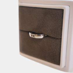 Pre Owned Hermes Ever Herakles 18k Gold Wedding Band Ring 52