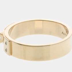 مملوكة مسبقًا خاتم هيرميس كيلي 4 قطع ألماس ذهب وردي (18 قيراط) خاتم موضة ألماس ذهب وردي