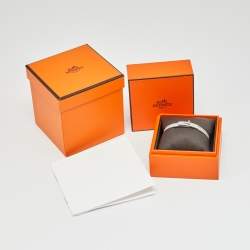 Pre Owned سوار هيرمس كيلي ألماس ذهب أبيض عيار 18 موديل صغير