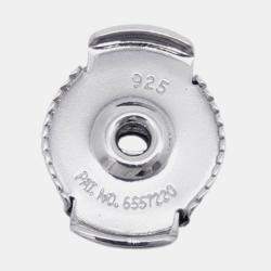 Pre Owned Hermes Chaine D'Ancre Motif Farandole Earrings Size Tpm Sv925