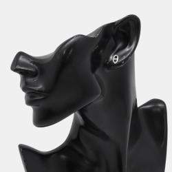 Pre Owned Hermes Chaine D'Ancre Motif Farandole Earrings Size Tpm Sv925