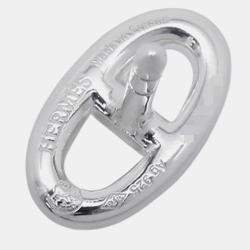 Pre Owned Hermes Chaine D'Ancre Motif Farandole Earrings Size Tpm Sv925