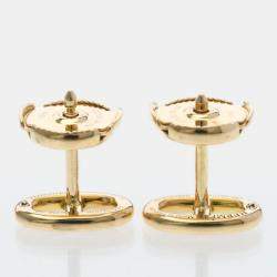 مملوكة مسبقًا Hermes Chaine D Ancre Earrings No Stone Pink Gold 18K Stud Earrings Pink Gold