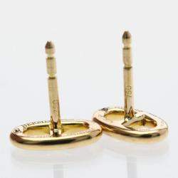 مملوكة مسبقًا Hermes Chaine D Ancre Earrings No Stone Pink Gold 18K Stud Earrings Pink Gold