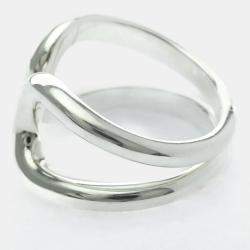 مملوكة مسبقًا Hermes Lima Ring Silver 925 Fashion No Stone Band Ring Silver