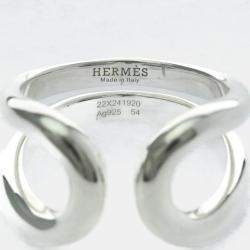 مملوكة مسبقًا Hermes Lima Ring Silver 925 Fashion No Stone Band Ring Silver