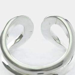 مملوكة مسبقًا Hermes Lima Ring Silver 925 Fashion No Stone Band Ring Silver