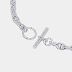 مملوكة مسبقًا Hermes Chaine D'Ancre Necklace 43 Frames Size Pm Sv925
